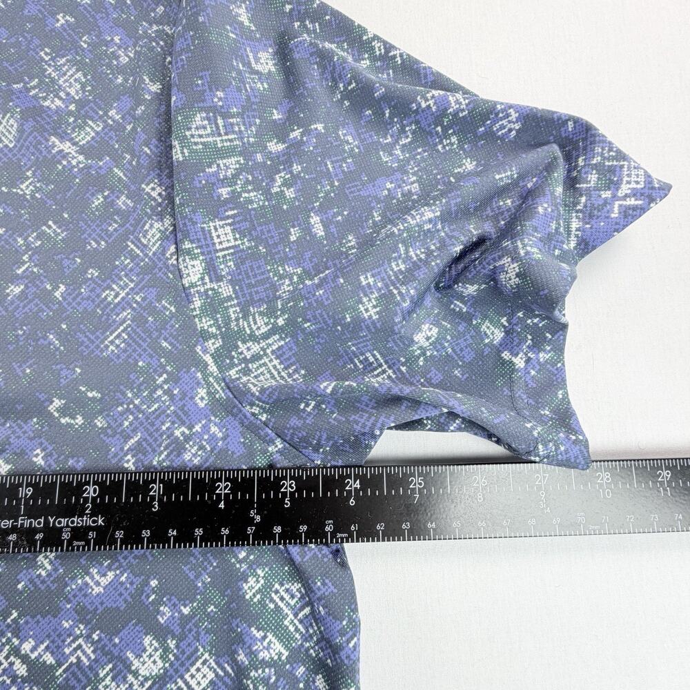 Under Armour Men's T2G Printed Polo Shirt Gray Blue Digital Camo Size XL - Picture 6 of 9